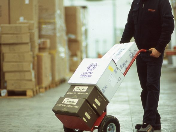 Logistica per il vino